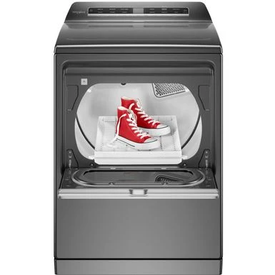 Whirlpool - 7.4 Cu. Ft. Smart Electric Dryer With Steam And Advanced Moisture Sensing - Chrome Shadow 9 Whirlpool - 7.4 Cu. Ft. Smart Electric Dryer With Steam And Advanced Moisture Sensing - Chrome Shadow - Image 7