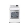 LG 7.3 Cu. Ft. Ultra Large Capacity Smart Wi-fi Enabled Rear Control Electric Dryer With TurboSteam - White 1 LG 7.3 Cu. Ft. Ultra Large Capacity Smart Wi-fi Enabled Rear Control Electric Dryer With TurboSteam - White -Techhome Appliances Store 04d099f1 a0ef 4dc8 b0d0 2cddb97c2a99