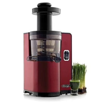 Omega - Vertical Slow Masticating Juicer - Red 6 Omega - Vertical Slow Masticating Juicer - Red - Image 4