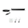 Philips Hue White & Color Ambiance Play Light Bar, Black - With Philips Hue A19 Starter Kit, Includes 2x Single Bulb, Stand-Alone Bridge -Techhome Appliances Store 0844ee2d f14a 4ea7 9e1c 10ea42f885c3