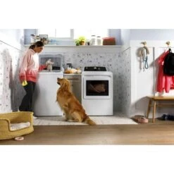 GE - 7.4 Cu. Ft. Front Load Electric Dryer With Sensor Dry - White On White 31 GE - 7.4 Cu. Ft. Front Load Electric Dryer With Sensor Dry - White On White -Techhome Appliances Store 0a5f9ae3 90f1 5153 be9e 4ab022c4f835