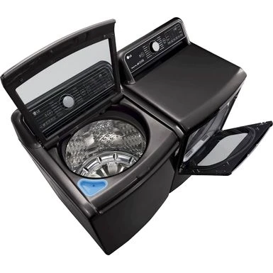 LG - 7.3 Cu. Ft. Smart Gas Dryer With Steam And Sensor Dry - Black Steel 18 LG - 7.3 Cu. Ft. Smart Gas Dryer With Steam And Sensor Dry - Black Steel - Image 16