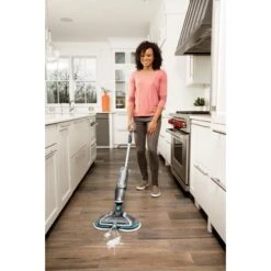 BISSELL - SpinWave Cordless Powered Mop - Titanium/Electric Blue -Techhome Appliances Store 0c9ab8cd cc72 52b8 aeb3 f294aabef28d