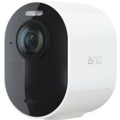 Arlo - Ultra 2 Add-on Camera Indoor/Outdoor Wireless 4K Security System - White
