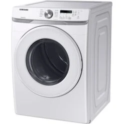 Samsung - 7.5 Cu. Ft. Stackable Electric Dryer With Sensor Dry - White -Techhome Appliances Store 0e182d88 eece 5a30 b1a0 fd553e5c8374