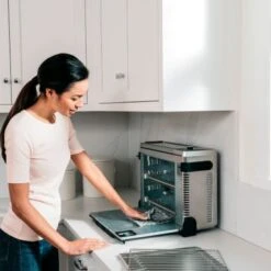 Ninja - Foodi 8-in-1 Digital Air Fry Oven, Toaster, Flip-Away Storage, Dehydrate, Keep Warm - Stainless Steel/Black -Techhome Appliances Store 0e2b30f3 9c67 5a7b 8133 d18200aa6517