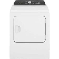 Whirlpool - 7.0 Cu. Ft. Electric Dryer With Steam And Moisture Sensing - White