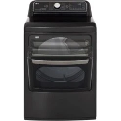 LG - 7.3 Cu. Ft. Smart Electric Dryer With Steam And Sensor Dry - Black Steel 26 LG - 7.3 Cu. Ft. Smart Electric Dryer With Steam And Sensor Dry - Black Steel -Techhome Appliances Store 182afa98 96a6 5a19 9d37 d1942c67f8f2