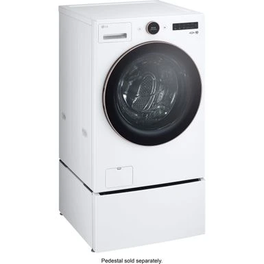 LG - 5.0 Cu. Ft. High-Efficiency Smart Front Load Washer With Steam And TurboWash 360 - White 16 LG - 5.0 Cu. Ft. High-Efficiency Smart Front Load Washer With Steam And TurboWash 360 - White - Image 14