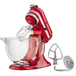 KitchenAid Artisan Designer Series Tilt-Back Head Stand Mixer In Candy Apple Red -Techhome Appliances Store 206c1483 594b 4080 bcac cd3b18095aa3