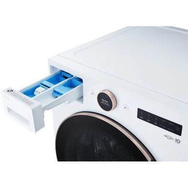 LG - 5.0 Cu. Ft. High-Efficiency Smart Front Load Washer With Steam And TurboWash 360 - White 20 LG - 5.0 Cu. Ft. High-Efficiency Smart Front Load Washer With Steam And TurboWash 360 - White - Image 18
