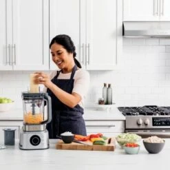 Ninja - Foodi Power Blender Ultimate System 72-Oz. Blender, Smoothie Bowl Maker, Food Processor - Platinum -Techhome Appliances Store 2096ceeb 6765 535f b9b5 94159b4246d7