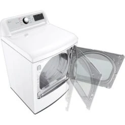LG - 7.3 Cu. Ft. Smart Electric Dryer With EasyLoad Door - White 27 LG - 7.3 Cu. Ft. Smart Electric Dryer With EasyLoad Door - White -Techhome Appliances Store 236215bb 0a71 52f3 9377 7289fd4538e4