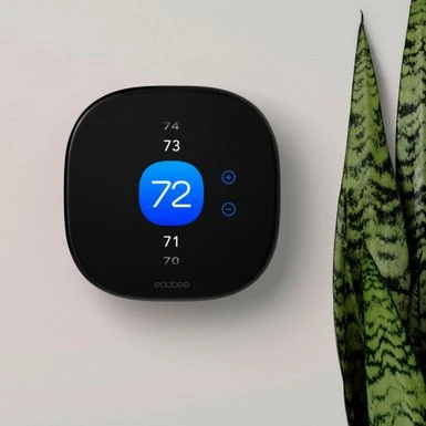 Ecobee - Enhanced Smart Programmable Touch-Screen Wi-Fi Thermostat With Alexa, Apple HomeKit And Google Assistant - Black 9 Ecobee - Enhanced Smart Programmable Touch-Screen Wi-Fi Thermostat With Alexa, Apple HomeKit And Google Assistant - Black - Image 7