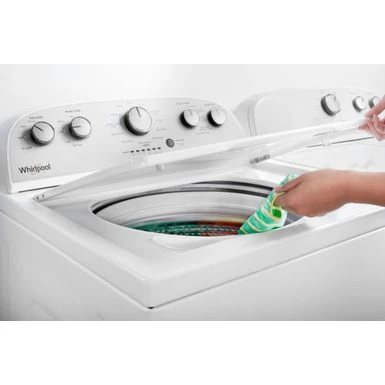 Whirlpool - 3.8 Cu. Ft. High Efficiency Top Load Washer With 360 Wash Agitator - White 7 Whirlpool - 3.8 Cu. Ft. High Efficiency Top Load Washer With 360 Wash Agitator - White - Image 5