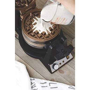 CRUX Double Rotating Belgian Waffle Maker With Nonstick Plates, Stainless Steel Housing & Browning Control 9 CRUX Double Rotating Belgian Waffle Maker With Nonstick Plates, Stainless Steel Housing & Browning Control - Image 7