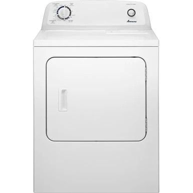 Amana - 6.5 Cu. Ft. Gas Dryer With Automatic Dryness Control - White