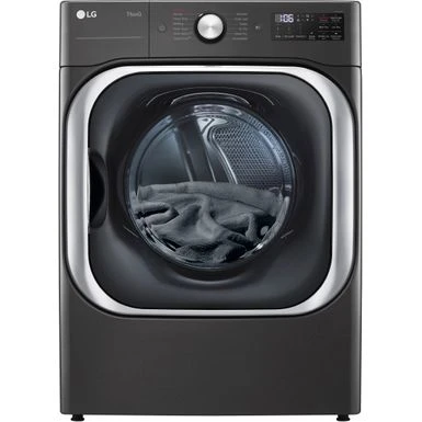 LG - 9.0 Cu. Ft. Stackable Smart Electric Dryer With Steam And Built-In Intelligence - Black Steel 3 LG - 9.0 Cu. Ft. Stackable Smart Electric Dryer With Steam And Built-In Intelligence - Black Steel