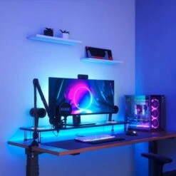 Nanoleaf - Essentials Matter 80" Smart LED Lightstrip (2m) Smarter Kit - Flexible And Trimmable - White And Colors -Techhome Appliances Store 2d10df50 87c4 5526 9af4 8041474560ca