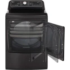 LG - 7.3 Cu. Ft. Smart Gas Dryer With Steam And Sensor Dry - Black Steel 27 LG - 7.3 Cu. Ft. Smart Gas Dryer With Steam And Sensor Dry - Black Steel -Techhome Appliances Store 2d7c2981 633a 5efd 89d4 58219421301e