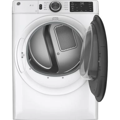 GE - 7.8 Cu. Ft. 10-Cycle Electric Dryer - White On White 5 GE - 7.8 Cu. Ft. 10-Cycle Electric Dryer - White On White - Image 3