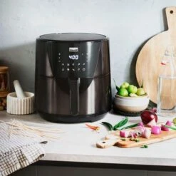 Bella Pro Series - 8-qt. Digital Air Fryer - Black Stainless Steel -Techhome Appliances Store 30037969 0736 54bc a2ec ae26a8434bc1