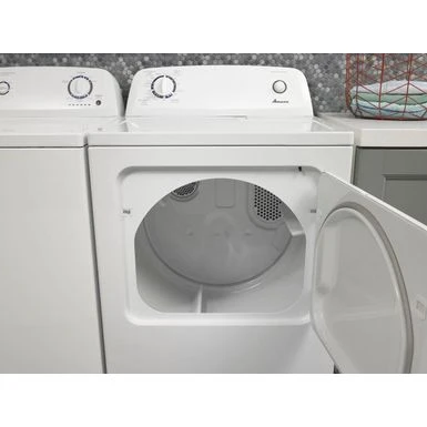 Amana - 6.5 Cu. Ft. Gas Dryer With Automatic Dryness Control - White 5 Amana - 6.5 Cu. Ft. Gas Dryer With Automatic Dryness Control - White - Image 3