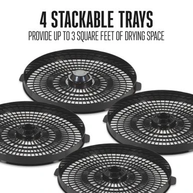 Weston 4 Tray Food Dehydrator - Black 5 Weston 4 Tray Food Dehydrator - Black - Image 3