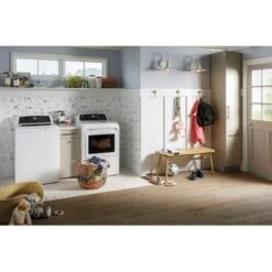 GE - 7.4 Cu. Ft. Front Load Electric Dryer With Sensor Dry - White On White 38 GE - 7.4 Cu. Ft. Front Load Electric Dryer With Sensor Dry - White On White -Techhome Appliances Store 35422e19 01d0 5194 bbcc d73c3594e2c2