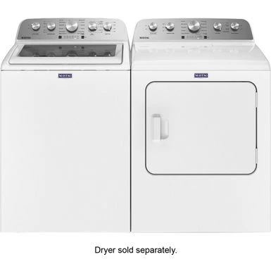 Maytag - 4.8 Cu. Ft. High Efficiency Top Load Washer With Extra Power Button - White 20 Maytag - 4.8 Cu. Ft. High Efficiency Top Load Washer With Extra Power Button - White - Image 18