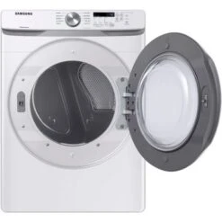 Samsung - 7.5 Cu. Ft. Stackable Electric Dryer With Sensor Dry - White -Techhome Appliances Store 3619a1ad 4410 5f49 9c6f b06920f45967