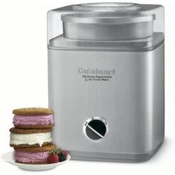 Cuisinart ICE30BCP1 Pure Indulgence 2 Quart Frozen Yogurt-Sorbet & Ice Cream Maker -Techhome Appliances Store 362b1b33 918c 4141 987b 0cf62128b45e