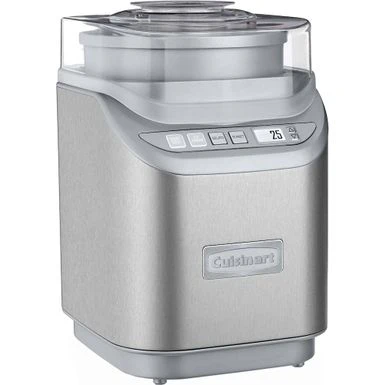 Cuisinart - Cool Creations 2-Quart Ice Cream Maker - Brushed Chrome 4 Cuisinart - Cool Creations 2-Quart Ice Cream Maker - Brushed Chrome - Image 2