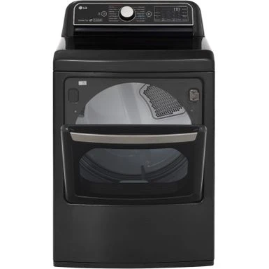LG - 7.3 Cu. Ft. Smart Electric Dryer With Steam And Sensor Dry - Black Steel 11 LG - 7.3 Cu. Ft. Smart Electric Dryer With Steam And Sensor Dry - Black Steel - Image 9