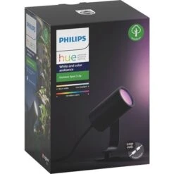 Philips - Hue White And Color Ambiance Lily Outdoor Spot Light Extension Kit - Multicolor