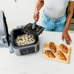 Ninja - Speedi Air Fryer & Rapid Cooker, 6-Qt. Capacity, 12-in-1 Functionality, 15-Minute Meals - Sea Salt Gray 29 Ninja - Speedi Air Fryer & Rapid Cooker, 6-Qt. Capacity, 12-in-1 Functionality, 15-Minute Meals - Sea Salt Gray -Techhome Appliances Store 38003f5f 3271 5ca6 a07c e24f3c8db52a