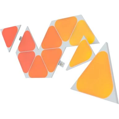 Nanoleaf - Shapes Mini Triangles Expansion Pack (10 Panels) - Multicolor 4 Nanoleaf - Shapes Mini Triangles Expansion Pack (10 Panels) - Multicolor - Image 2