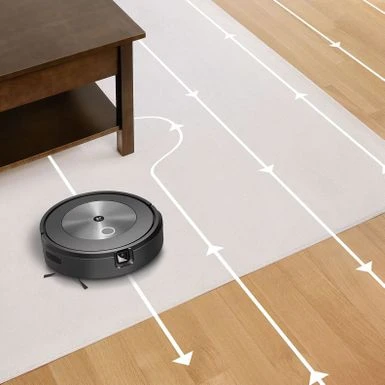 IRobot - Roomba Combo J5+ Self-Emptying Robot Vacuum & Mop - Graphite 10 IRobot - Roomba Combo J5+ Self-Emptying Robot Vacuum & Mop - Graphite - Image 8