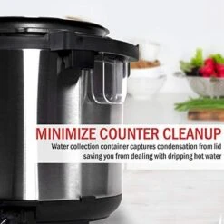 Thomson TFPC607 9-in-1 Pressure Cooker And Air Fryer With Dual Lid, Slow Cooker And More, Digital Touch Display, 6.5 QT Capacity, Included Cooking Accessories - Stainless Steel -Techhome Appliances Store 3b61e0d6 d3af 4053 a44a bbac2f06e13b