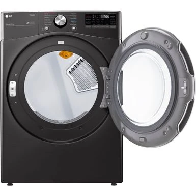 LG 7.4-Cu. Ft. Front Load Electric Dryer With TurboSteam And Built-In Intelligence, Black Steel 5 LG 7.4-Cu. Ft. Front Load Electric Dryer With TurboSteam And Built-In Intelligence, Black Steel - Image 3