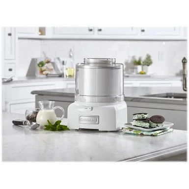 Cuisinart - 1.5-Quart Ice Cream And Sorbet Maker - White 6 Cuisinart - 1.5-Quart Ice Cream And Sorbet Maker - White - Image 4