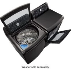 LG - 7.3 Cu. Ft. Smart Gas Dryer With Steam And Sensor Dry - Black Steel 41 LG - 7.3 Cu. Ft. Smart Gas Dryer With Steam And Sensor Dry - Black Steel -Techhome Appliances Store 465f5b6b 3375 526a 8895 d557d90bde01