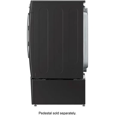 LG - 9.0 Cu. Ft. Stackable Smart Electric Dryer With Steam And Built-In Intelligence - Black Steel 6 LG - 9.0 Cu. Ft. Stackable Smart Electric Dryer With Steam And Built-In Intelligence - Black Steel - Image 4