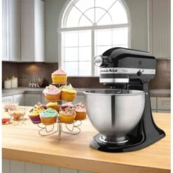 KitchenAid - Classic Series 4.5 Quart Tilt-Head Stand Mixer - K45SSOB - Onyx Black -Techhome Appliances Store 49b8e8c9 9b39 59b4 a0c0 9d891d2a364a