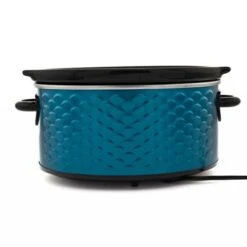 Brentwood Scallop Pattern 4.5 Quart Slow Cooker In Blue - Blue 10 Brentwood Scallop Pattern 4.5 Quart Slow Cooker In Blue - Blue -Techhome Appliances Store 4ccb650b db36 4e05 b437 b42363db3d8c