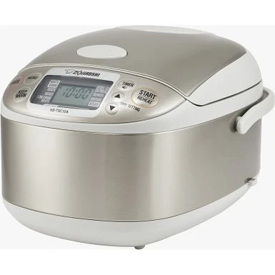 Zojirushi Micom Rice Cooker Stainless Gray - 10 Cup /1.8 Liters - Grey 4 Zojirushi Micom Rice Cooker Stainless Gray - 10 Cup /1.8 Liters - Grey - Image 2