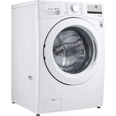 LG - 4.5 Cu. Ft. High Efficiency Stackable Front-Load Washer With 6Motion Technology - White 4 LG - 4.5 Cu. Ft. High Efficiency Stackable Front-Load Washer With 6Motion Technology - White - Image 2