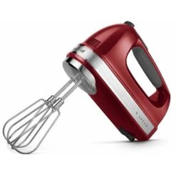 KitchenAid 9-Speed Hand Mixer With Turbo Beater II Accessories In Empire Red -Techhome Appliances Store 5021c061 3815 49b6 8b24 f7ae6278e8b9