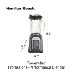 Hamilton Beach - PowerMax Professional Performance Blender Gray 33 Hamilton Beach - PowerMax Professional Performance Blender Gray -Techhome Appliances Store 521fe78a a889 45da 89e5 79f584e3e24b