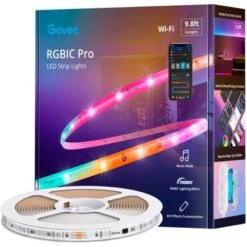 Govee - Wi-Fi RGBIC LED Strip Light - 10 Feet - Multi